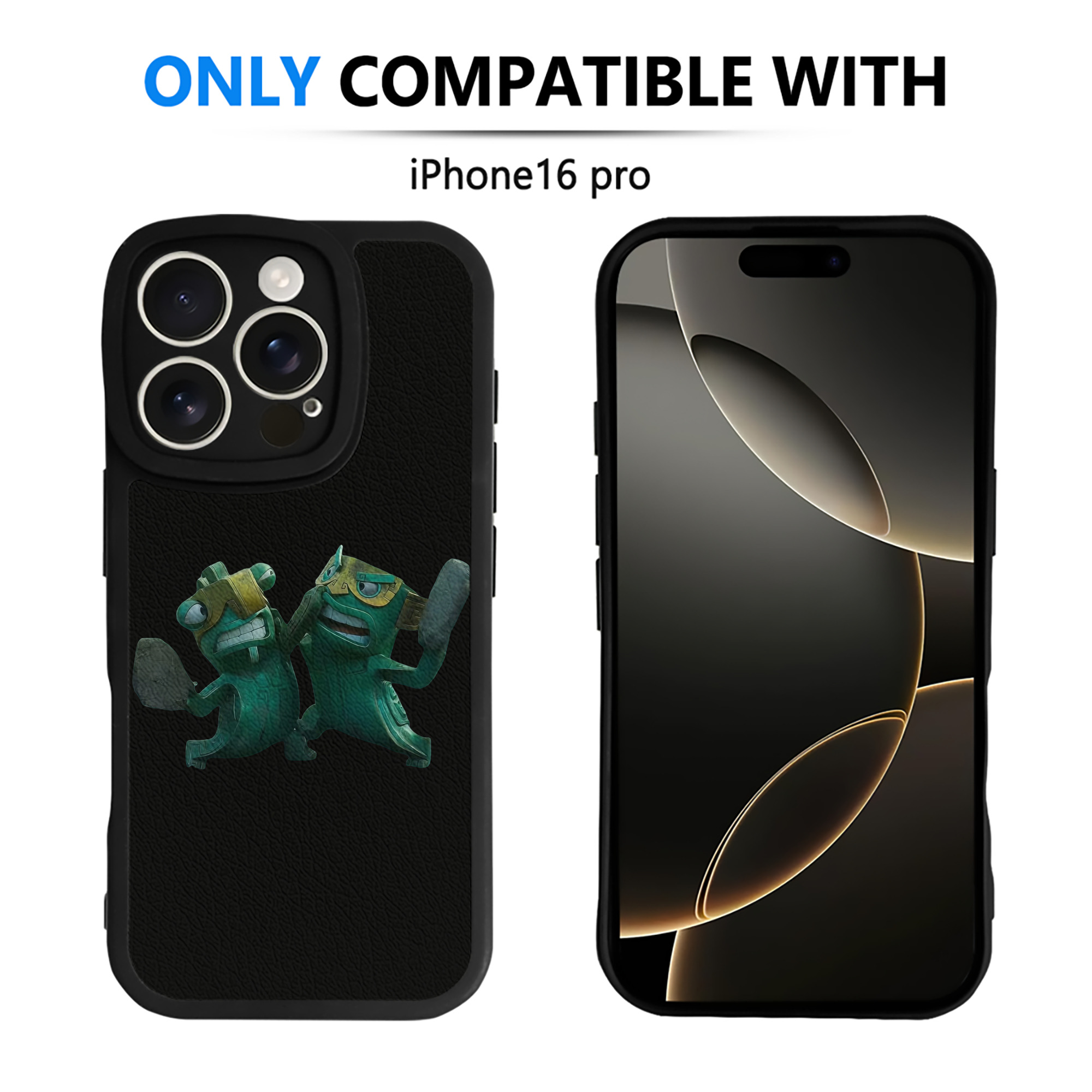 （画像用） Ne Zha 2 ナタ 魔童の大暴れ 【iPhone 16シリーズ対応】シリコンスマホケース（レザー調） 材質：シリコン
